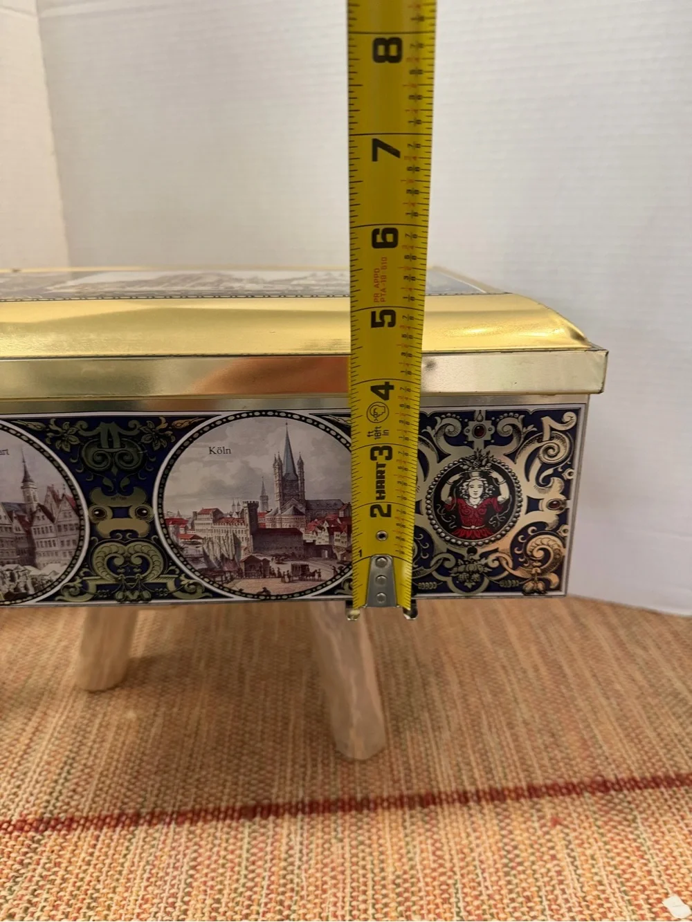 VintageTreasure Chest Large Cookie Tin made in Germany, by Henry Lambertz!